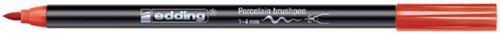 Brushpen edding 4200 porselein rood 1 Stuk