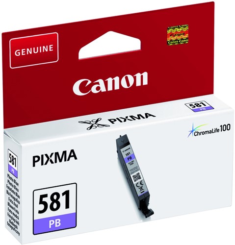 Inktcartridge Canon CLI-581 foto blauw 1 Stuk