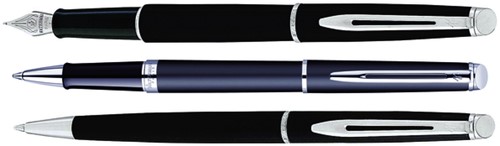 Vulpen Waterman Hemisp CT F mat zwart 1 Stuk-2