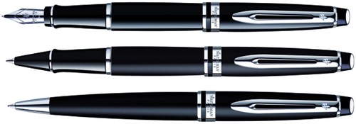 Rollerpen Waterman Expert CT F lak zwart 1 Stuk-2