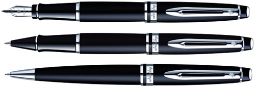 Rollerpen Waterman Expert CT F mat zwart 1 Stuk-2