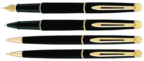 Rollerpen Waterman Hemisp GT F mat zwart 1 Stuk-2