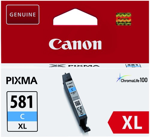 Inktcartridge Canon CLI-581XL blauw 1 Stuk-2