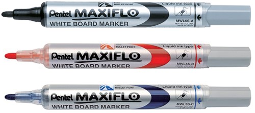 Whiteboardmarker Pentel MWL5S 1mm zwart 1 Stuk-2