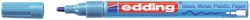 Viltstift edding 751 lak rond 1-2mm metallic blauw 1 Stuk