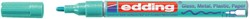 Viltstift edding 751 lak rond 1-2mm metallic groen 1 Stuk