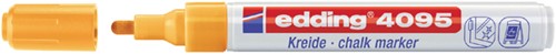 Krijtstift edding 4095 rond 2-3mm neon oranje 1 Stuk