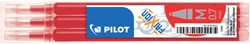 Rollerpenvulling PILOT friXion BLS-FR7 M rood 3 Stuk