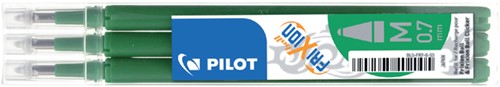 Rollerpenvulling PILOT friXion BLS-FR7 M groen 3 Stuk