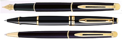 Rollerpen Waterman Expert GT F lak zwart 1 Stuk-2