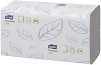 Handdoek Tork H2 Premium 2laags 212x340mm 100288 21 pak-2