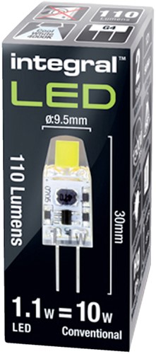 Ledlamp Integral GU4 4000K koel wit 1W 110lumen 1 Stuk
