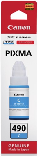 Navulinkt Canon GI-490 blauw 1 Stuk