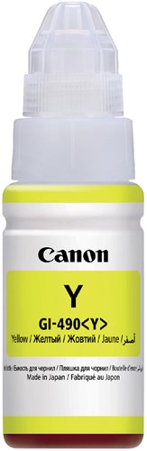 Navulinkt Canon GI-490 geel 1 Stuk-2