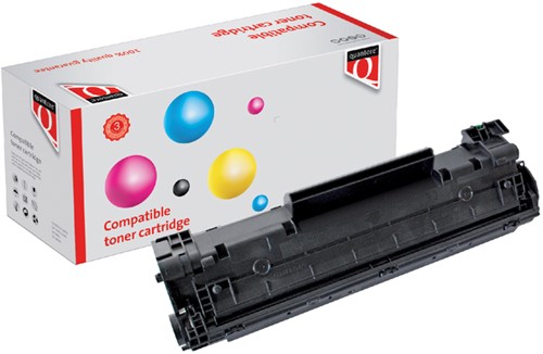 Tonercartridge Quantore HP CB436A 36A zwart HC 1 Stuk