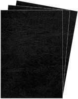 Voorblad Fellowes A4 lederlook zwart 100 Stuk-3