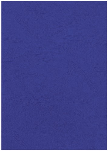 Voorblad Fellowes A4 lederlook royal blauw 25 Stuk-2