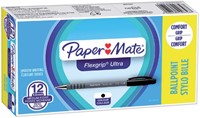 Balpen Papermate Flexgrip Ultra stick M zwart 1 Stuk-3