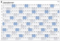 Jaarplankalender 2027 Quantore A1 84x57cm 1 Stuk