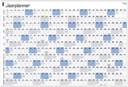 Jaarplankalender 2027 Quantore A1 84x57cm 1 Stuk