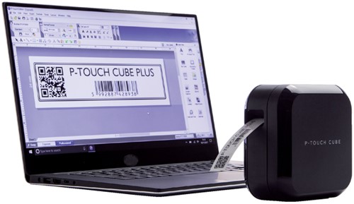 Labelprinter Brother Ptouch Cube Plus TZe PTP710BT 1 Stuk-2