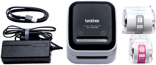 Labelprinter Brother CZ VC500W desktop 50mm wit 1 Stuk-3