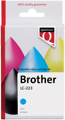 Inktcartridge Quantore Brother Lc-223 blauw 1 Stuk