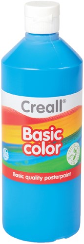 Plakkaatverf Creall basic blauw 500ml 500 Milliliter