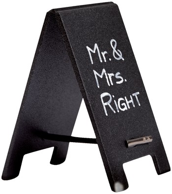 Krijtbord Securit mini tafel set 5 stuks zwart 1 Stuk-5