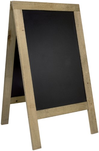 Stoepbord Securit 720x1310x40mm steigerhout 1 Stuk-3
