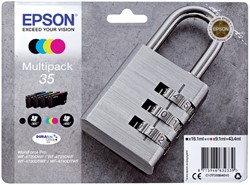 Inktcartridge Epson 35 T3586 zwart + 3 kleuren 1 Stuk