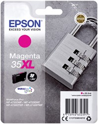 Inktcartridge Epson 35XL T3593 rood 1 Stuk