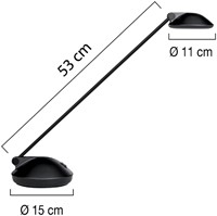 Bureaulamp Unilux Joker led zwart 1 Stuk-2