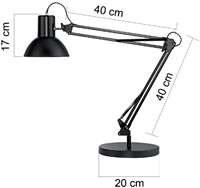 Bureaulamp Unilux Success 80 led zwart 1 Stuk-2