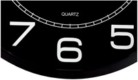 Wandklok Unilux Mega dia 57.5cm zwart 1 Stuk-2