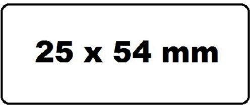 Label Etiket Quantore 11352 54mmx25mm retour wt 1 Rol-4