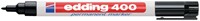Viltstift edding 400 rond 1mm zwart 1 Stuk-2