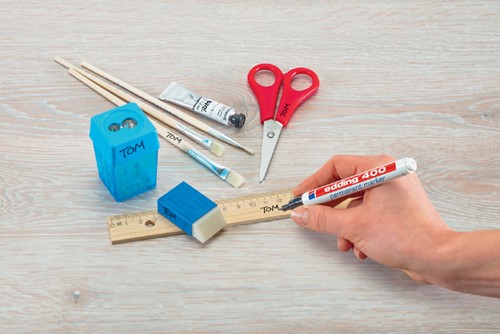 Viltstift edding 400 rond 1mm zwart 1 Stuk-3