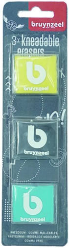 Kneedgum Bruynzeel Teens blister 3 stuks ass 3 Stuk