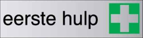 Infobord pictogram eerste hulp 165x44mm 1 Stuk