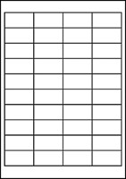 Etiket Avery 4780 48.5x25.4mm wit 1000st 25 Vel-2