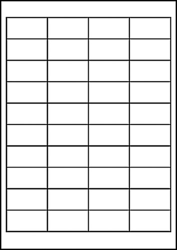 Etiket Avery 4780 48.5x25.4mm wit 1000st 25 Vel-2