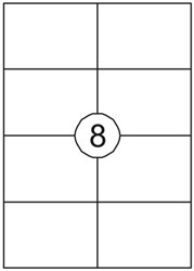 ETIKET RILLSTAB L/I/K 105X74MM 800ST 100 VEL