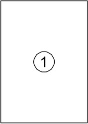 ETIKET RILLSTAB L/I/K A4 210x297mm 100ST 100 VEL