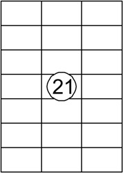 ETIKET RILLSTAB L/I/K 70X42.3MM 2100ST 100 VEL