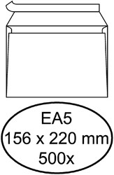 Envelop Hermes bank EA5 156x220 zk 500st wit 500 Stuk