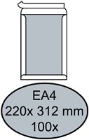 Envelop Quantore bordrug EA4 220x312 zk 120gr wt 100 Stuk