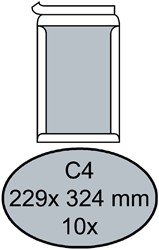 Envelop Quantore bordrug C4 229x324 120gr zk wt 10 Stuk