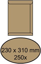 Envelop IEZZY akte 230x310mm zelfklevend 90gr br 250 Stuk