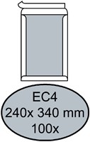 Envelop Quantore bordrug ec4 240x340 zk 120gr wt 100 Stuk